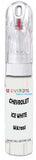 10ml–30ml touch-up kit for Chevrolet Cruze chips and scratches, precise colour match to Ice White Wa703S