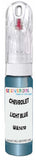 10ml–30ml touch-up kit for Chevrolet Vans chips and scratches, precise colour match to Light Blue Metallic Wa7470