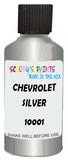 Detail brush applying Silver Metallic to a small door scratch on an Chevrolet Captiva, clean OEM finish