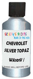 Detail brush applying Silver Metallic to a small door scratch on an Chevrolet Captiva Sport, clean OEM finish
