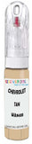 10ml–30ml touch-up kit for Chevrolet Astro Van chips and scratches, precise colour match to Tan Wa9403