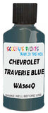Detail brush applying Blue Metallic to a small door scratch on an Chevrolet Equinox, clean OEM finish