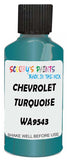 Detail brush applying Blue Metallic to a small door scratch on an Chevrolet Corvette, clean OEM finish