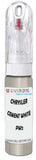 10ml–30ml touch-up kit for Chrysler Pacifica chips and scratches, precise colour match to Cement White Pearl Pw2