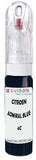 10ml–30ml touch-up kit for Citroen Xm chips and scratches, precise colour match to Admiral Blue 4C