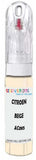 10ml–30ml touch-up kit for Citroen Ami 8 chips and scratches, precise colour match to Beige Metallic Ac085