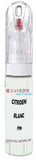 10ml–30ml touch-up kit for Citroen C-Zero chips and scratches, precise colour match to Blanc Antarctique H9