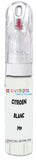 10ml–30ml touch-up kit for Citroen C-Crosser chips and scratches, precise colour match to Blanc Antarctique H9