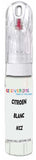10ml–30ml touch-up kit for Citroen C4 Aircross chips and scratches, precise colour match to Blanc Antarctique Kcz