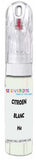 10ml–30ml touch-up kit for Citroen C-Crosser chips and scratches, precise colour match to Blanc Antartique H4