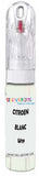 10ml–30ml touch-up kit for Citroen C-Crosser chips and scratches, precise colour match to Blanc Antartique W19