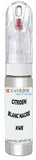 10ml–30ml touch-up kit for Citroen C-Zero chips and scratches, precise colour match to Blanc Nacre Kwe