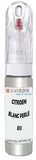 10ml–30ml touch-up kit for Citroen Ds3 chips and scratches, precise colour match to Blanc Perle Nacre Texture Esj