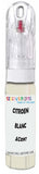 10ml–30ml touch-up kit for Citroen 2Cv chips and scratches, precise colour match to Blanc Stellaire Ac097