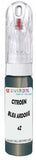 10ml–30ml touch-up kit for Citroen C2 chips and scratches, precise colour match to Bleu Ardoise Nacre 4Z