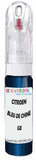 10ml–30ml touch-up kit for Citroen C4 Picasso chips and scratches, precise colour match to Bleu De Chine Nacre Ge