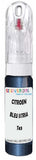 10ml–30ml touch-up kit for Citroen C-Crosser chips and scratches, precise colour match to Bleu Istria Nacre T65