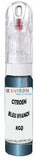 10ml–30ml touch-up kit for Citroen C-Elysee chips and scratches, precise colour match to Bleu Kyanos Metallic Kgq