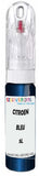 10ml–30ml touch-up kit for Citroen C2 chips and scratches, precise colour match to Bleu Montebello Nacre 5L