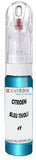 10ml–30ml touch-up kit for Citroen C4 chips and scratches, precise colour match to Bleu Tivoli Metallic 4Y