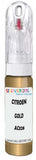 10ml–30ml touch-up kit for Citroen Sm chips and scratches, precise colour match to Gold Metallic Ac326