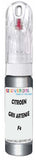 10ml–30ml touch-up kit for Citroen Ds4 chips and scratches, precise colour match to Gris Artense Metallic F4