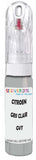 10ml–30ml touch-up kit for Citroen 2Cv chips and scratches, precise colour match to Gris Clair Metallic Gvt