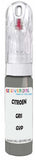 10ml–30ml touch-up kit for Citroen 2Cv chips and scratches, precise colour match to Gris Cormoran Gvp