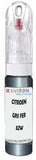 10ml–30ml touch-up kit for Citroen C3 chips and scratches, precise colour match to Gris Fer Nacre Metallic Ezw