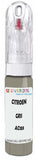10ml–30ml touch-up kit for Citroen Ds chips and scratches, precise colour match to Gris Kandahar Ac133