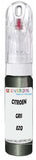 10ml–30ml touch-up kit for Citroen C8 chips and scratches, precise colour match to Gris Manitoba Metallic Ezq