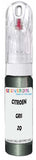 10ml–30ml touch-up kit for Citroen Ds3 chips and scratches, precise colour match to Gris Manitoba Metallic Zq