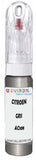 10ml–30ml touch-up kit for Citroen Ds chips and scratches, precise colour match to Gris Palladium Metallic Ac108