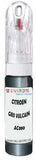 10ml–30ml touch-up kit for Citroen Cx chips and scratches, precise colour match to Gris Vulcain Metallic Ac080