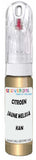 10ml–30ml touch-up kit for Citroen C8 chips and scratches, precise colour match to Jaune Melissa Nacre Metallic Kan