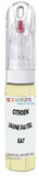 10ml–30ml touch-up kit for Citroen Ax chips and scratches, precise colour match to Jaune Pastel Eat
