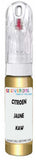 10ml–30ml touch-up kit for Citroen C4 chips and scratches, precise colour match to Jaune Persepolis Nacre Metallic Kaw