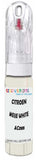 10ml–30ml touch-up kit for Citroen Visa chips and scratches, precise colour match to Meije White Ac088