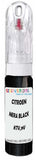10ml–30ml touch-up kit for Citroen C3 chips and scratches, precise colour match to Nera Black Mica Ktv,9V