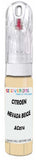 10ml–30ml touch-up kit for Citroen Acadiane chips and scratches, precise colour match to Nevada Beige Ac074