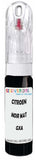 10ml–30ml touch-up kit for Citroen Lna chips and scratches, precise colour match to Noir Mat Gxa