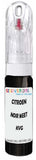 10ml–30ml touch-up kit for Citroen C3 Aircross chips and scratches, precise colour match to Noir Meet Kettle Metallic Kvg