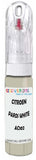 10ml–30ml touch-up kit for Citroen 55 chips and scratches, precise colour match to Paros White Ac102
