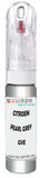 10ml–30ml touch-up kit for Citroen Lna chips and scratches, precise colour match to Pearl Grey Metallic Gve