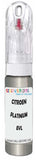10ml–30ml touch-up kit for Citroen C3 chips and scratches, precise colour match to Platinium Grey Metallic Evl