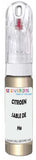 10ml–30ml touch-up kit for Citroen C6 chips and scratches, precise colour match to Sable De Langrune Metallic H6