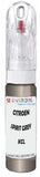 10ml–30ml touch-up kit for Citroen C4 chips and scratches, precise colour match to Spirit Grey Nacre Kcl