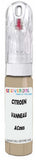 10ml–30ml touch-up kit for Citroen Ami 8 chips and scratches, precise colour match to Vanneau Beige Ac083