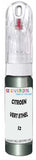 10ml–30ml touch-up kit for Citroen C8 chips and scratches, precise colour match to Vert Ethel Metallic S2