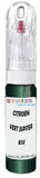 10ml–30ml touch-up kit for Citroen C8 chips and scratches, precise colour match to Vert Jupiter Metallic Ksv
